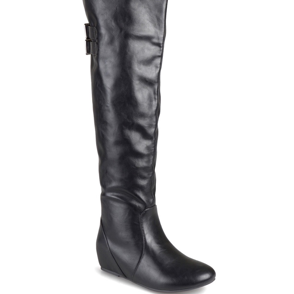 Journee Angel Over-the-Knee Wide Calf Boots 7 NIB